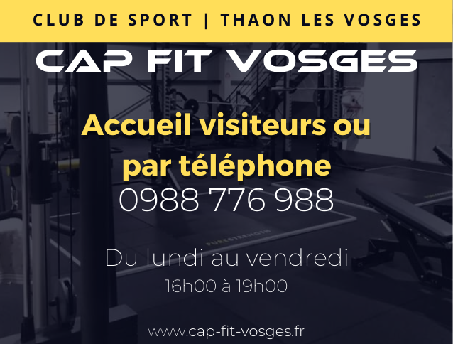 CAP FIT VOSGES – studio pilates à Thaon-les-Vosges